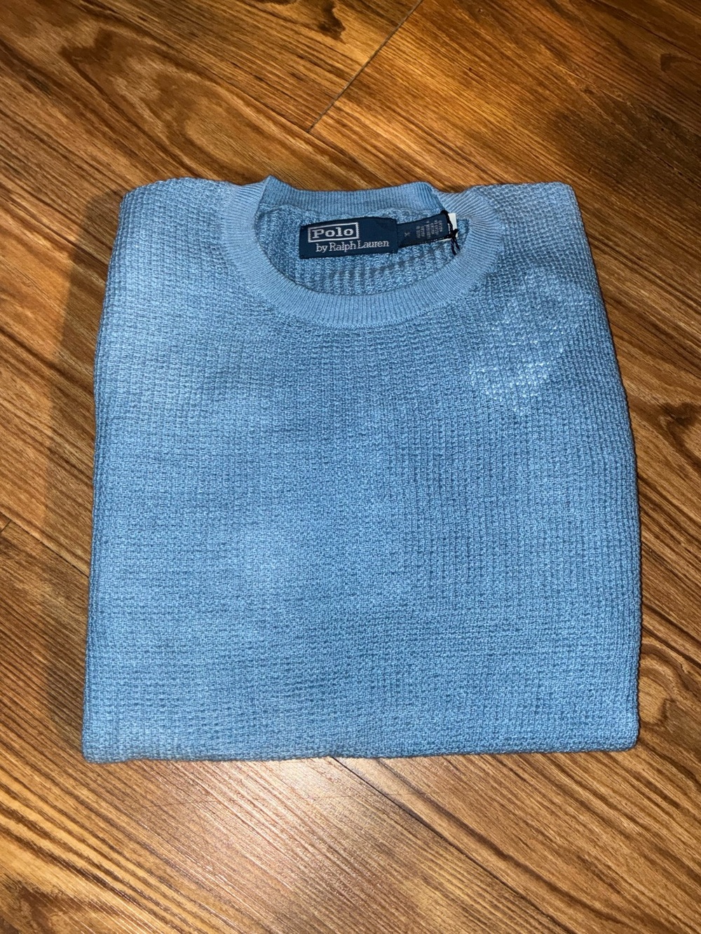 Ralph Lauren Men's Sky Blue Crewneck Sweater